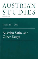 Cover of Austrian Satire and Other Essays