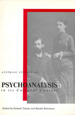 Cover of Psychoanalysis in its Cultural Context