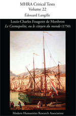 Cover of Louis-Charles Fougeret de Monbron, <i>Le Cosmopolite, ou le citoyen du monde</i> (1750)