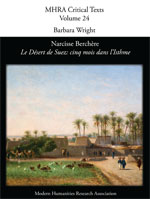 Cover of Narcisse Berchère, <i>Le Désert de Suez: cinq mois dans l'Isthme</i>