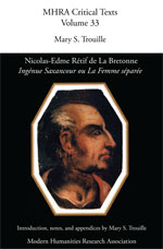 Cover of Nicolas Edme Rétif de la Bretonne's <i>Ingénue Saxancour</i>