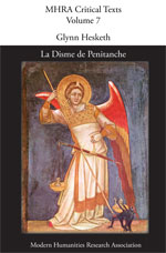 Cover of <i>La Disme de Penitanche</i> by Jehan de Journi