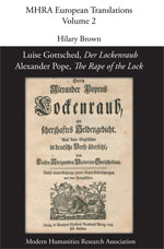Cover of Luise Gottsched, <i>Der Lockenraub</i>/Alexander Pope, <i>The Rape of the Lock</i>