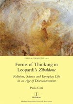 Cover of Forms of Thinking in Leopardi’s <i>Zibaldone</i>