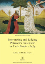 Cover of Interpreting and Judging Petrarch’s <i>Canzoniere</i> in Early Modern Italy