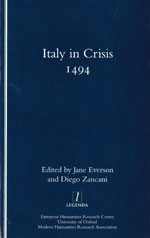 Cover of Italy in Crisis: 1494
