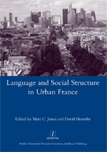 Cover of Language and Social Structure in Urban France