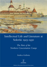 Cover of Intellectual Life and Literature at Solovki 1923-1930