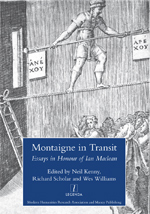 Cover of Montaigne in Transit