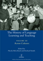 Cover of The History of Language Learning and Teaching III