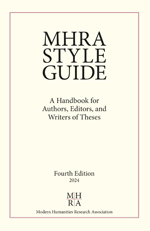 Cover of MHRA Style Guide