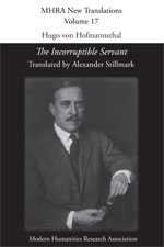 Cover of Hugo von Hofmannsthal, The Incorruptible Servant