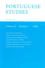 Cover of Portuguese Studies 22.1