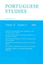 Cover of Portuguese Studies 22.2