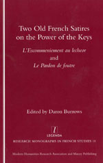 Cover of Two Old French Satires on the Power of the Keys