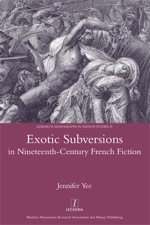 Cover of Exotic Subversions in Nineteenth-Century French Fiction