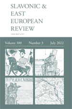 Cover of Slavonic and East European Review 100.3