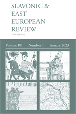 Cover of Slavonic and East European Review 101.1