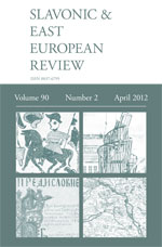 Cover of Slavonic and East European Review 90.2