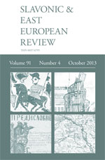 Cover of Slavonic and East European Review 91.4