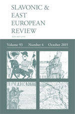 Cover of Slavonic and East European Review 93.4