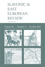Cover of Slavonic and East European Review 95.4