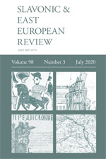 Cover of Slavonic and East European Review 98.3