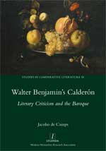 Cover of Walter Benjamin’s Calderón