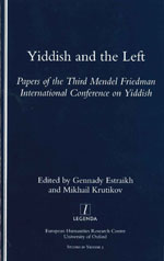 Cover of Yiddish and the Left