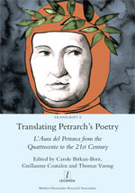 Cover of Translating Petrarch's Poetry