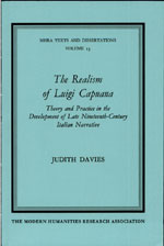 Cover of The Realism of Luigi Capuana