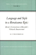 Cover of Language and Style in a Renaissance Epic