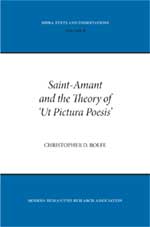 Cover of Saint-Amant and the Theory of 'Ut Pictura Poesis'