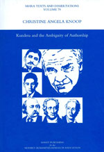 Cover of Kundera and the Ambiguity of Authorship