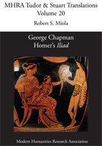Cover of George Chapman: Homer's <i>Iliad</i>