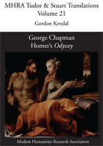 Cover of George Chapman: Homer's <i>Odyssey</i>