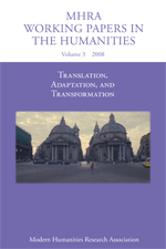 Cover of Translation, Adaptation, and Transformation