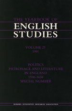 Cover of Politics, Patronage and Literature in England 1558-1658