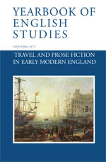 Cover of Travel and Prose Fiction in Early Modern England